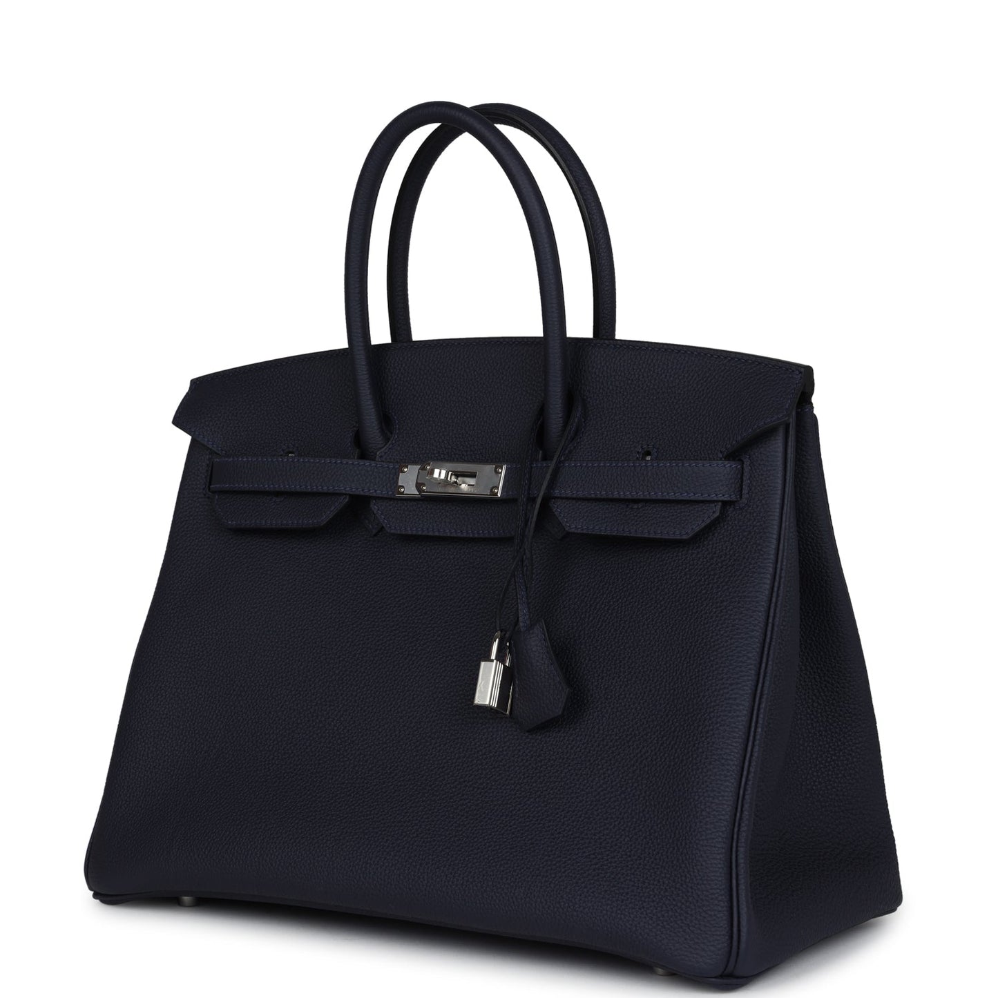 Hermes Birkin 35 Bleu Nuit Togo Palladium Hardware