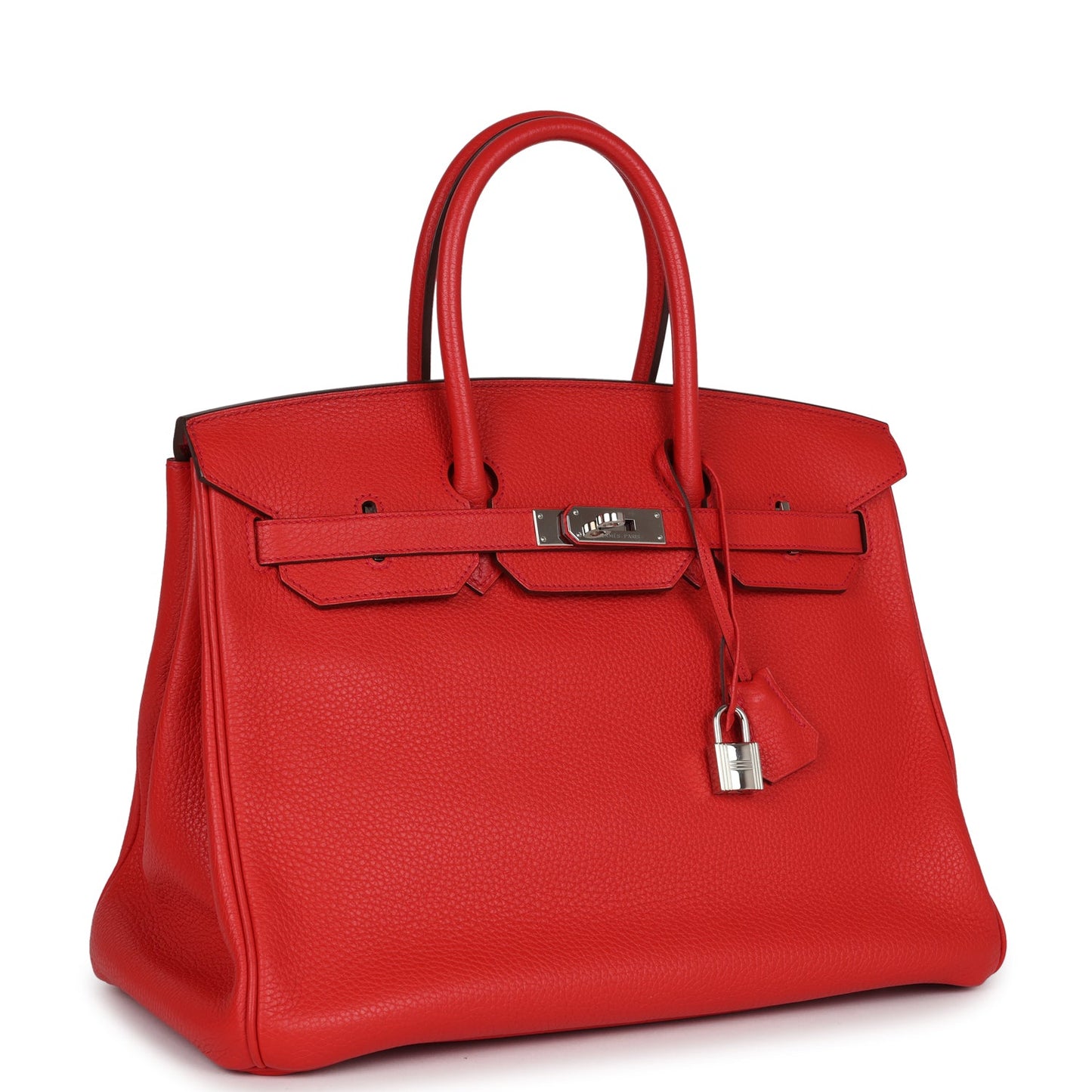 Hermes Birkin 35 Geranium Togo Palladium Hardware