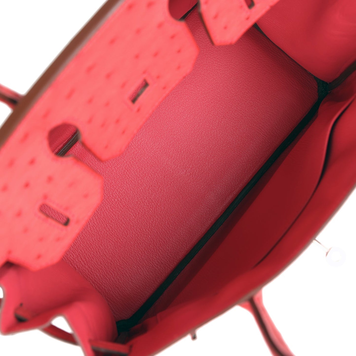 Hermes Birkin 30 Bougainvillea Ostrich Palladium Hardware