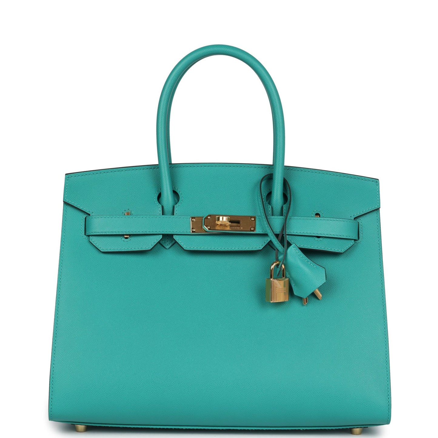 Hermes Birkin Sellier 30 Vert Verone Madame Gold Hardware