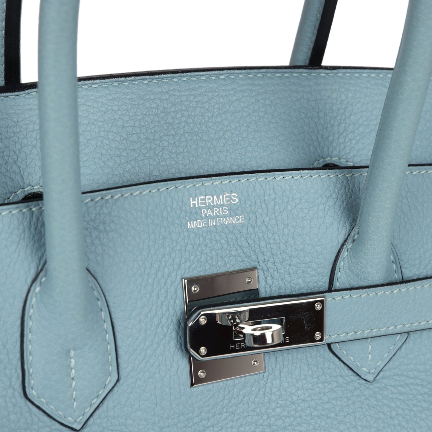 Hermes Birkin 35 Ciel Togo Palladium Hardware