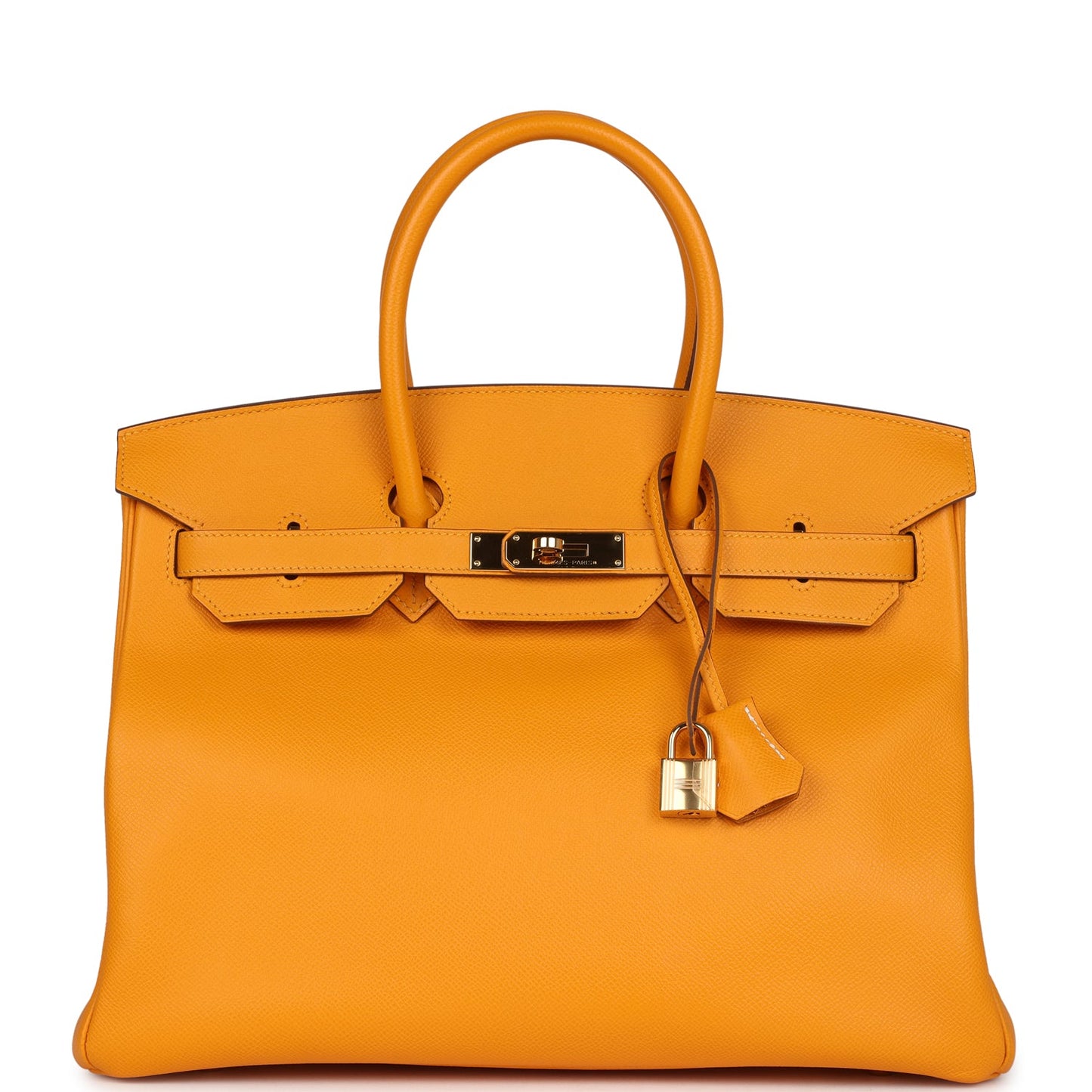 Hermes Birkin 35 Jaune D'Or Epsom Gold Hardware