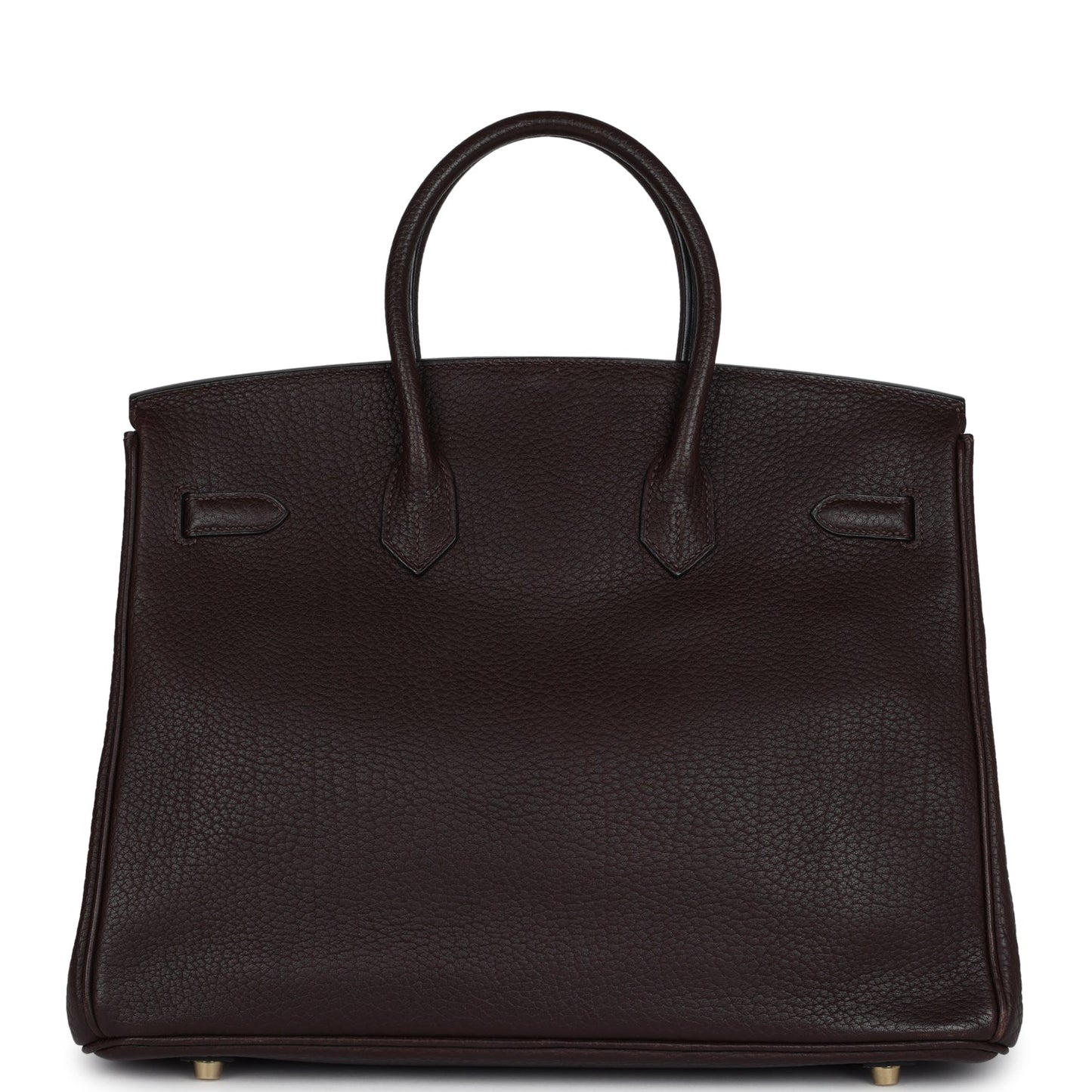 Hermes Birkin 35 Chocolat Fjord Gold Hardware