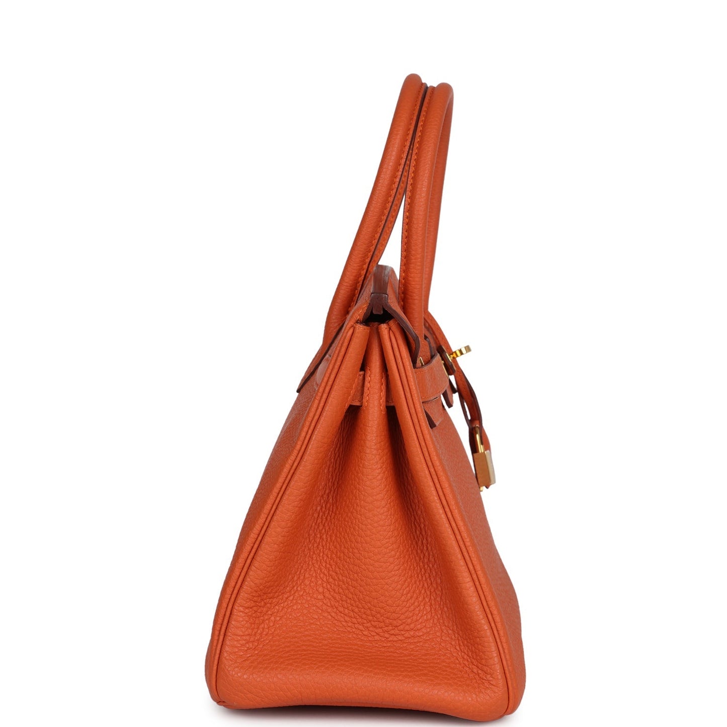 Hermes Birkin 30 Orange Togo Gold Hardware