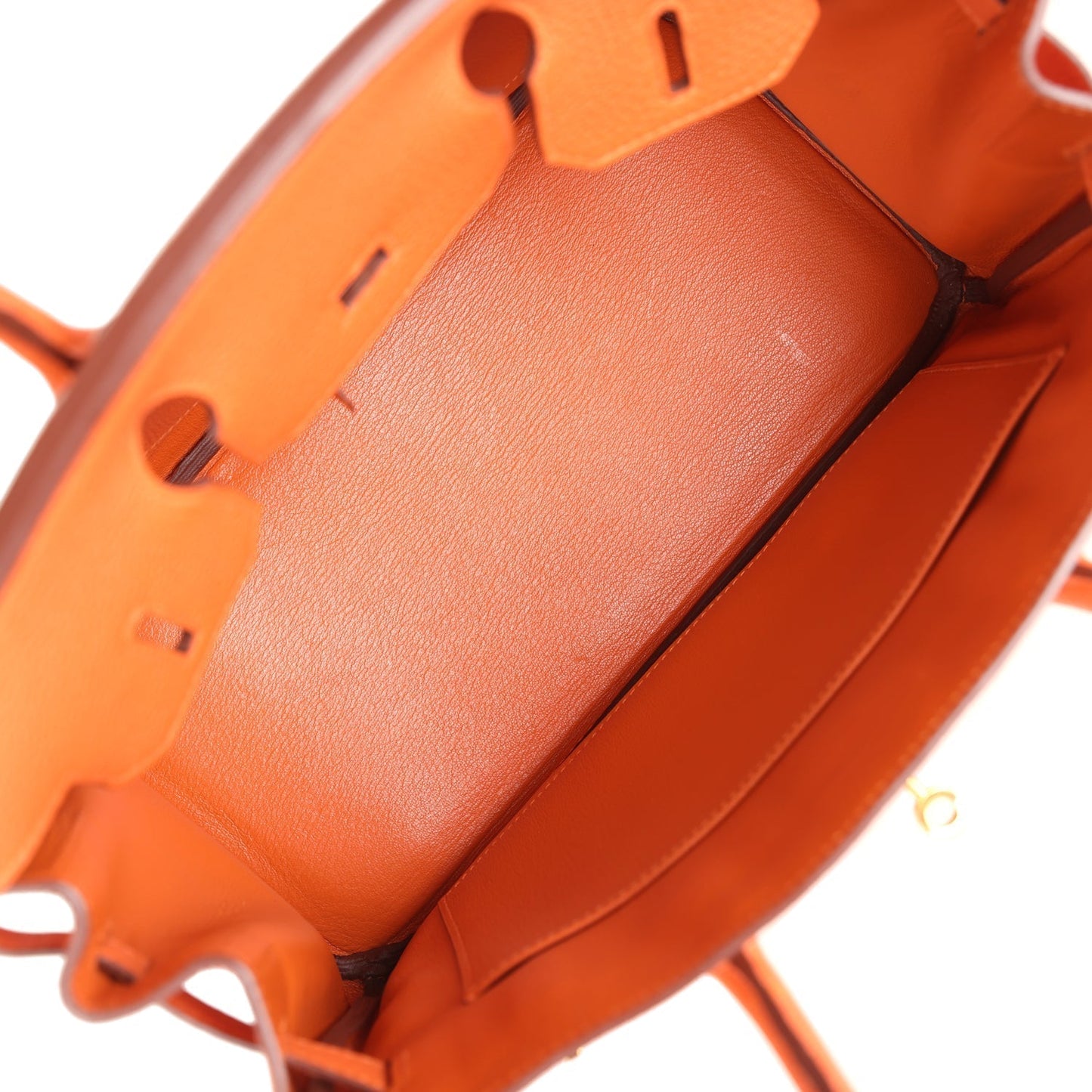 Hermes Birkin 30 Orange Togo Gold Hardware