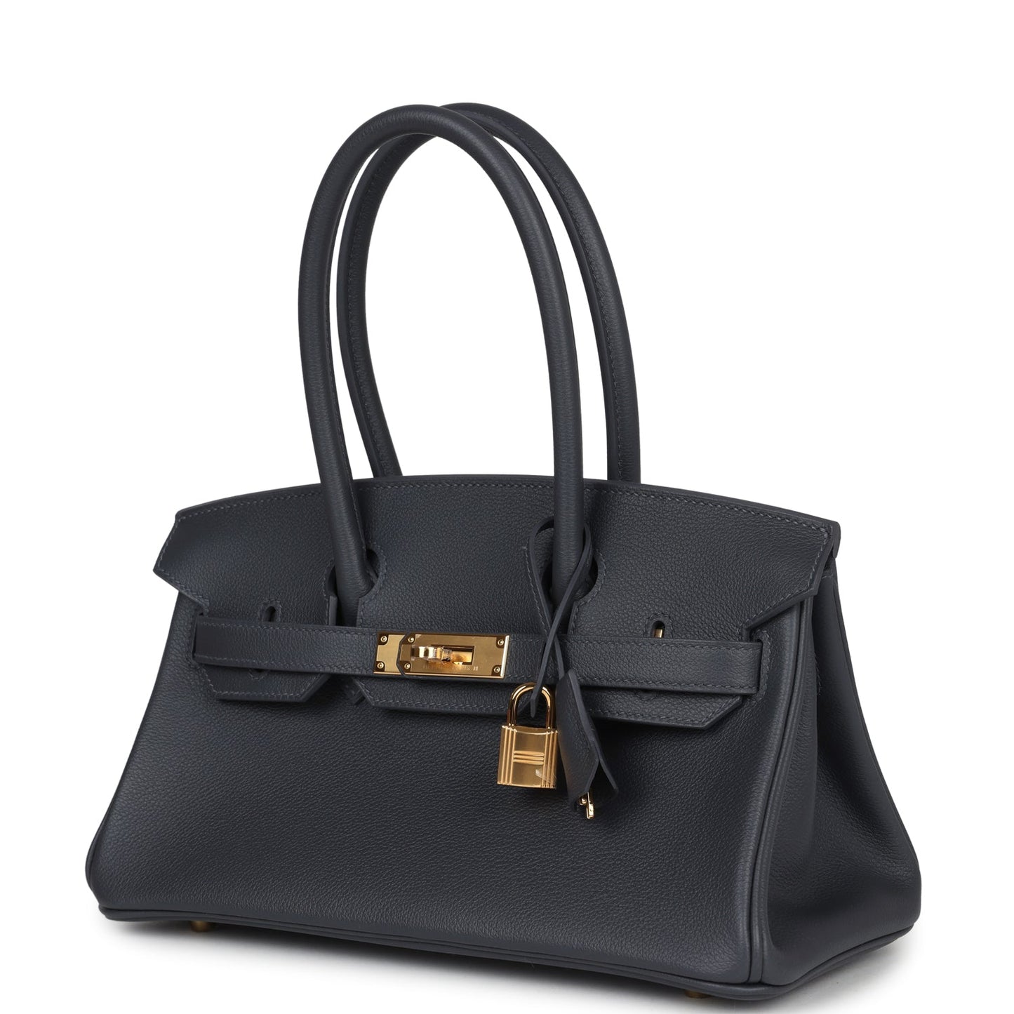 Hermes Shoulder Birkin Light 29 Ardoise Evercolor Gold Hardware