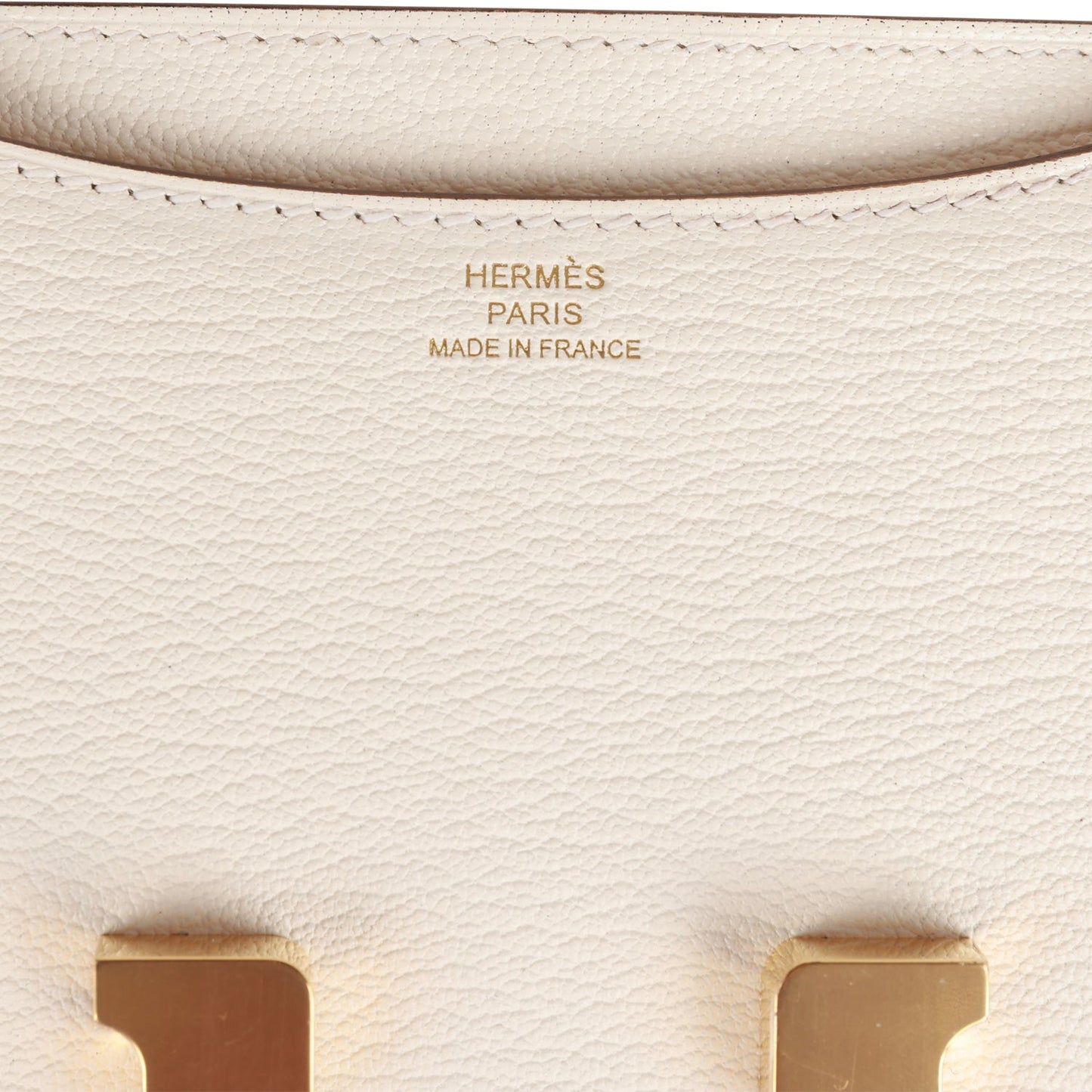 Hermes Constance 18 Nata Chevre Mysore Gold Hardware
