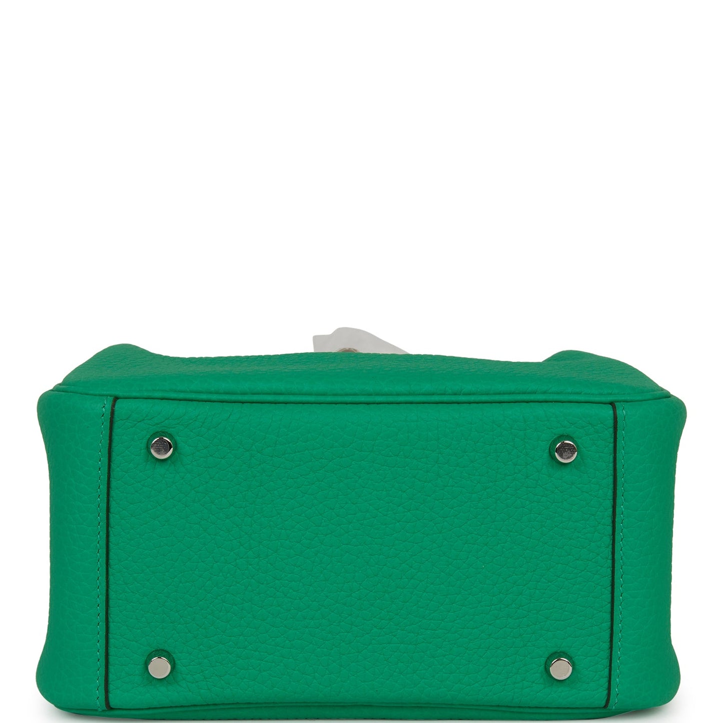 Hermes Mini Lindy Menthe Clemence Palladium Hardware