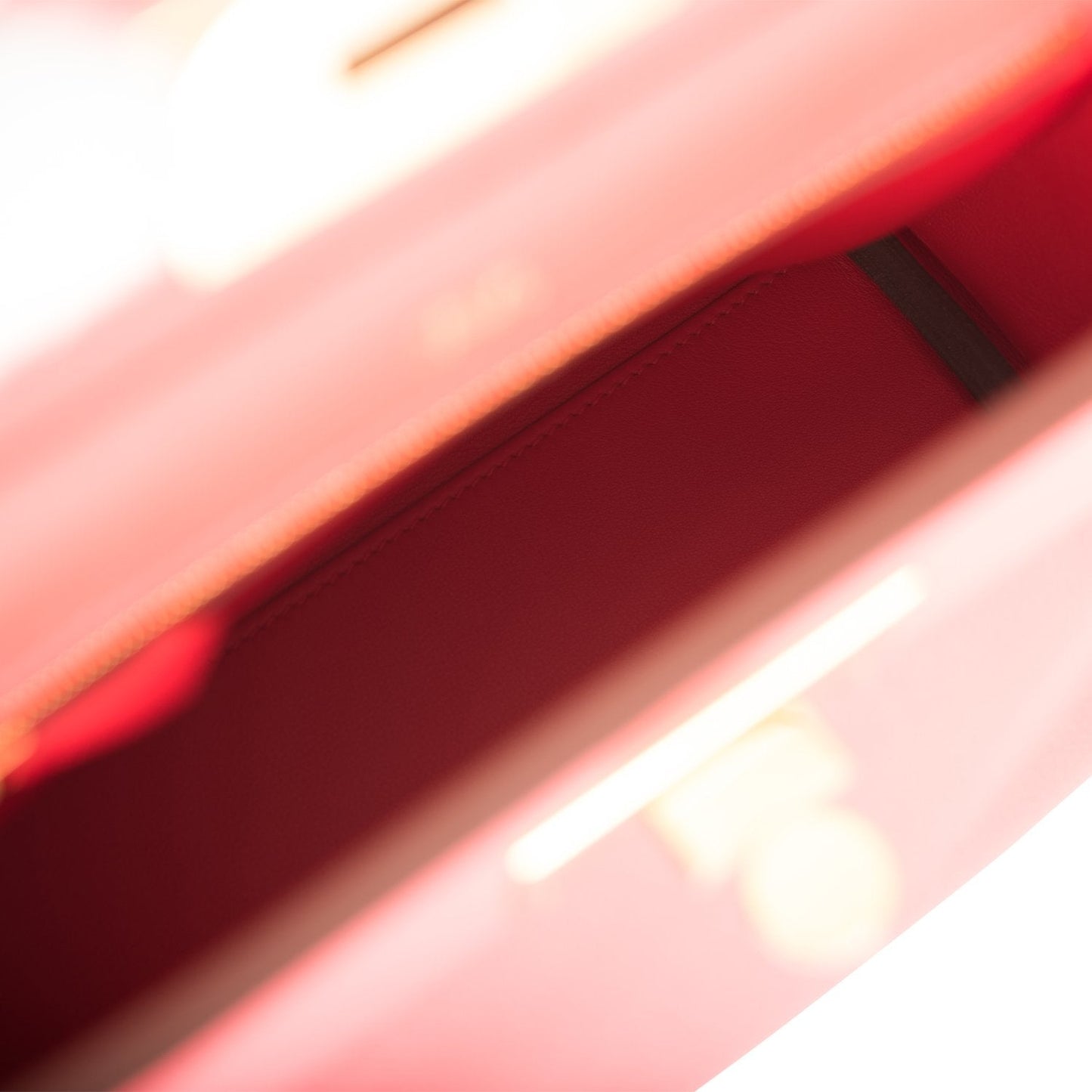 Hermes Mini 24/24 Bag Rouge de Coeur Evercolor and Swift Gold Hardware