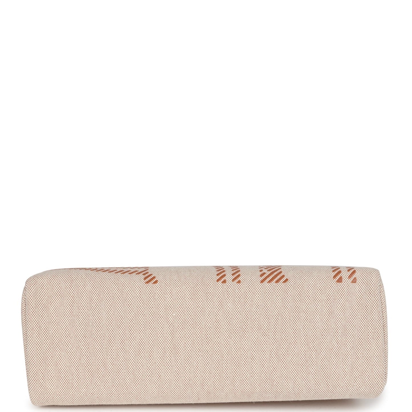 Hermes Herbag Zip PM 31 'Brides de Gala' Natural Sable Berline Hunter and Ecru Toile H Canvas Palladium Hardware