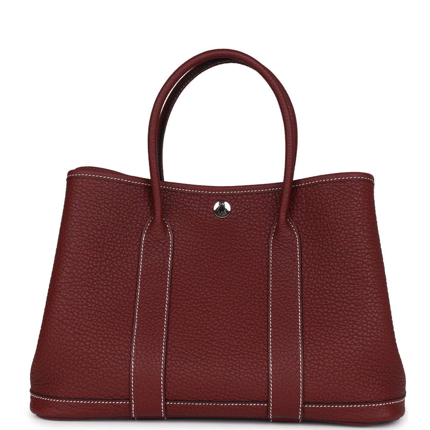 Hermes Garden Party 30 Rouge H Negonda Palladium Hardware