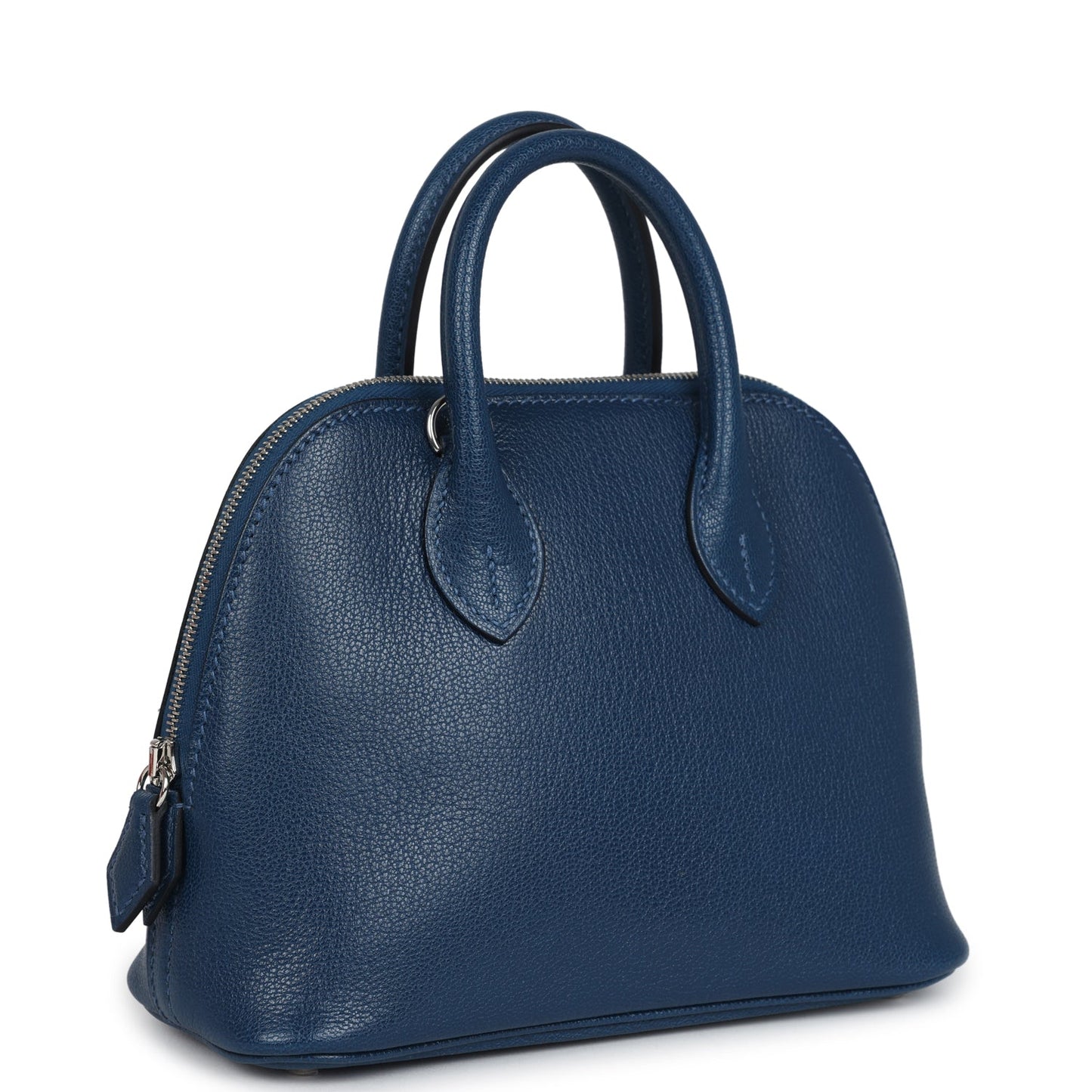 Hermes Mini 1923 Bolide Deep Bleu Chevre Chamkila Palladium Hardware