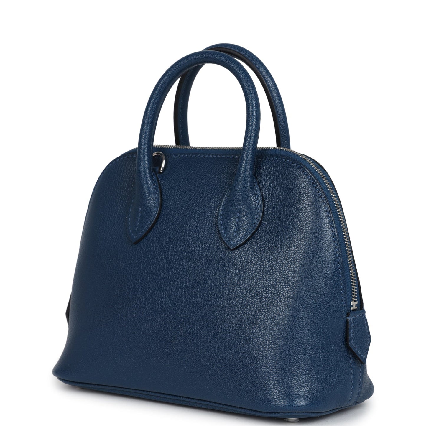 Hermes Mini 1923 Bolide Deep Bleu Chevre Chamkila Palladium Hardware