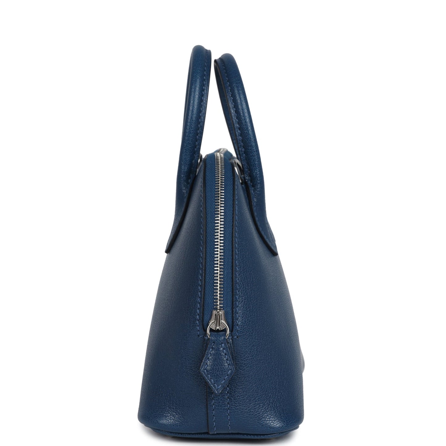 Hermes Mini 1923 Bolide Deep Bleu Chevre Chamkila Palladium Hardware