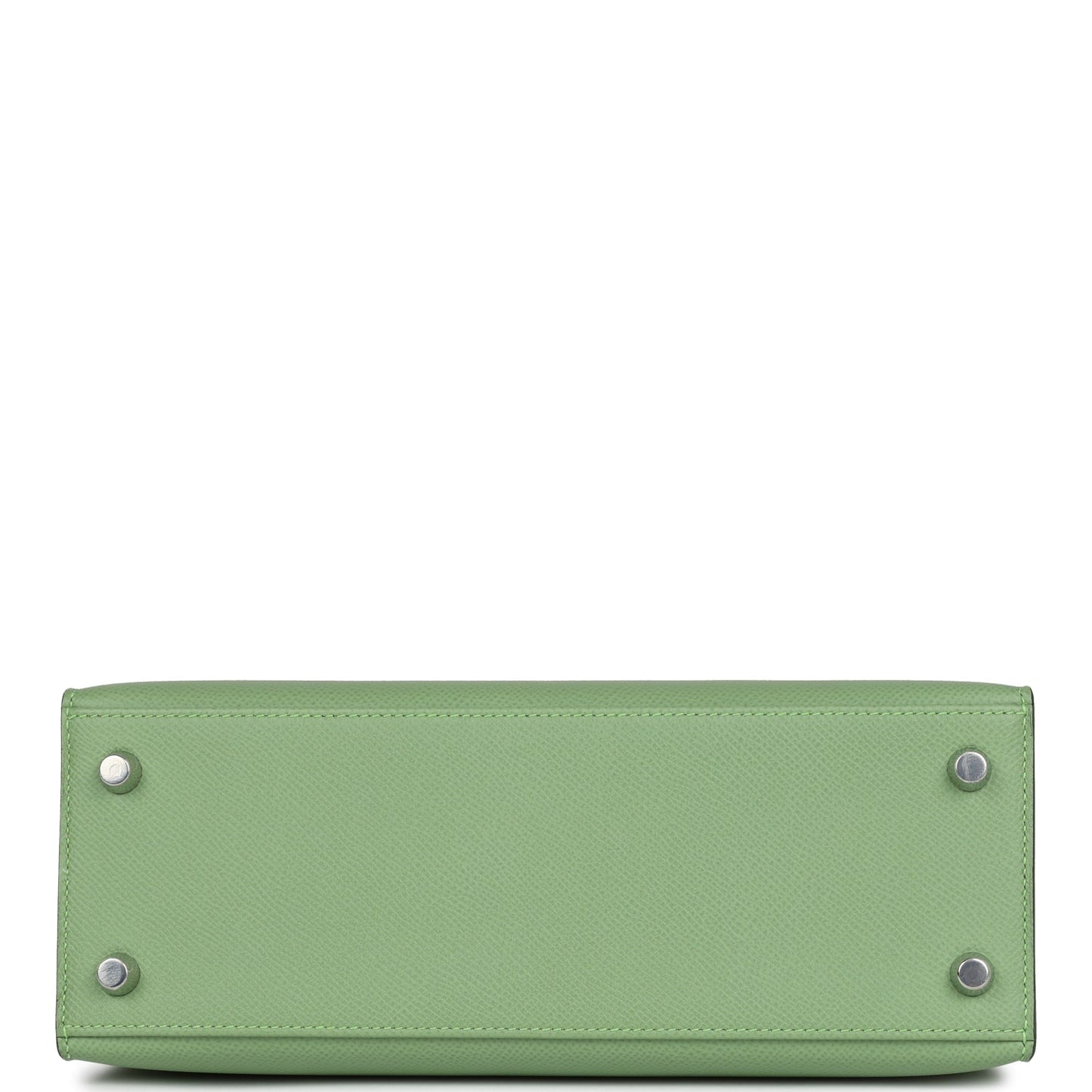 Hermes Kelly Sellier 25 Epsom HSS Vert Criquet Verso Palladium Hardware