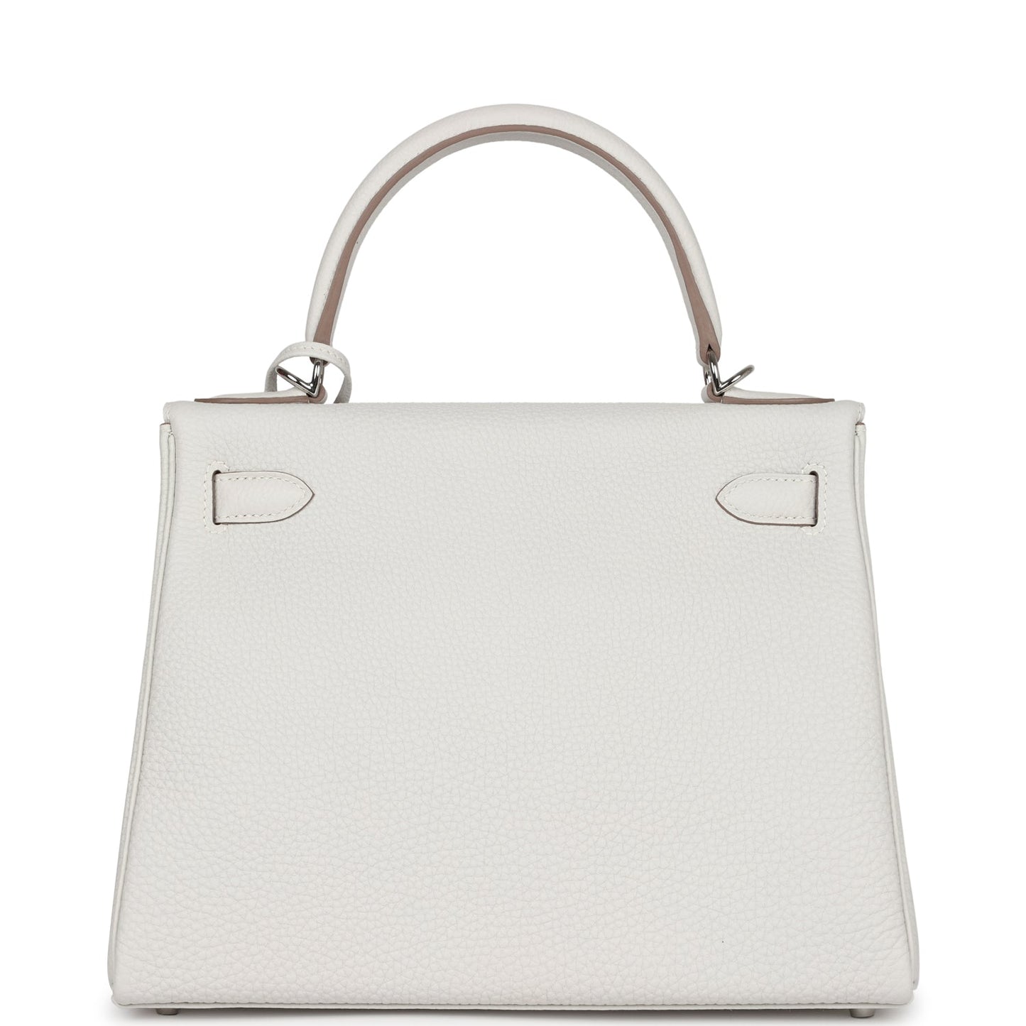Hermes Kelly Retourne 28 Gris Pale Togo Palladium Hardware