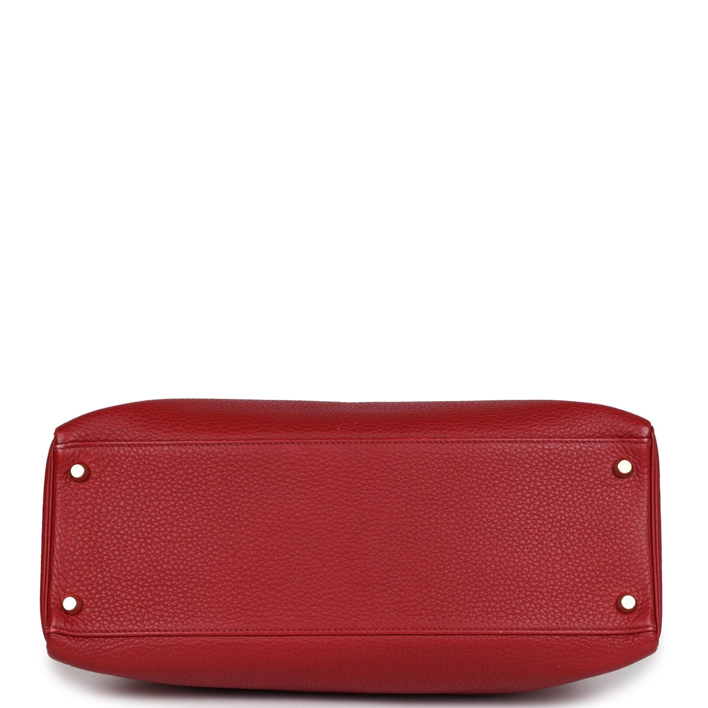 Hermes Kelly 35 Rouge Garance Clemence Gold Hardware