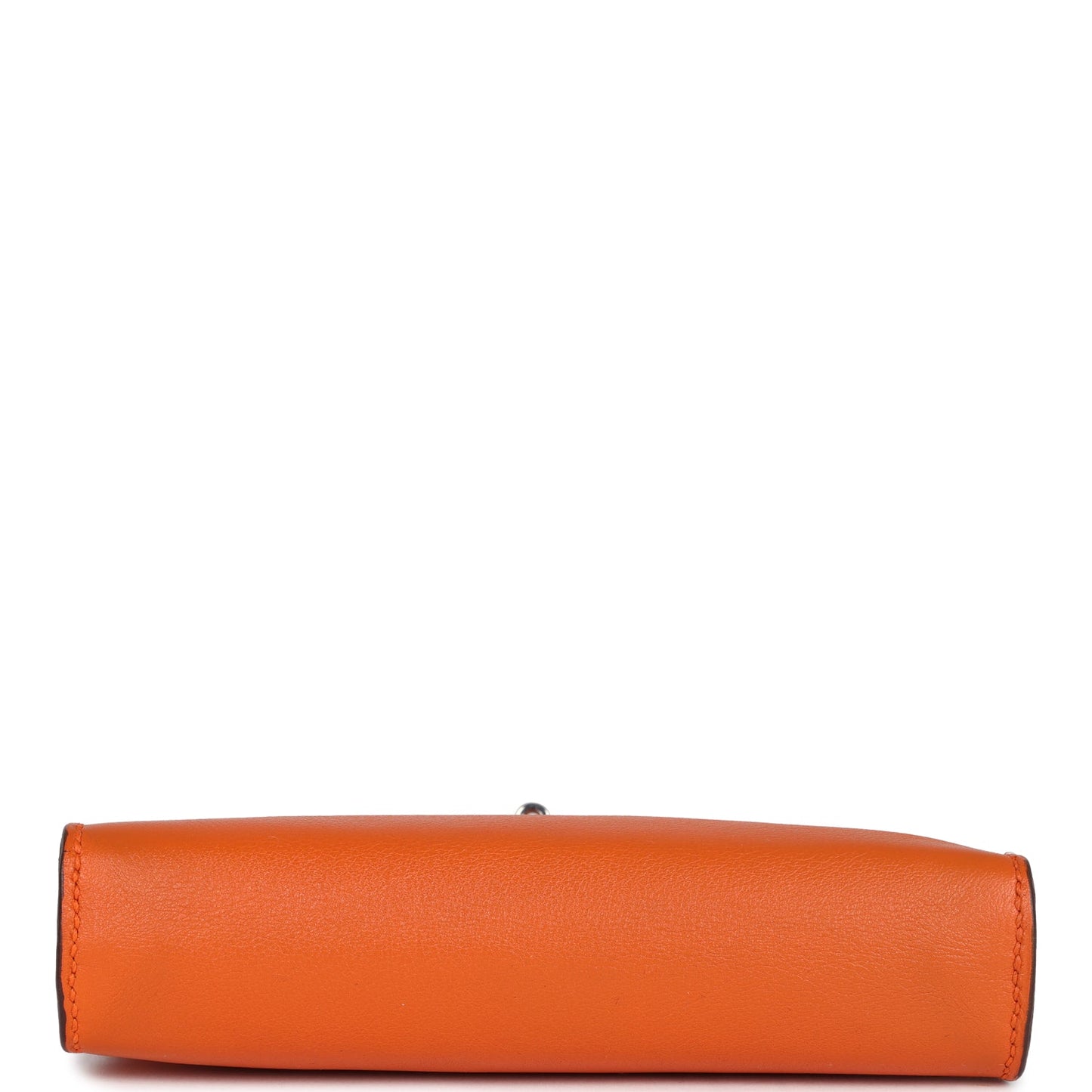Hermes Micro Kelly 15 Orange Swift Palladium Hardware
