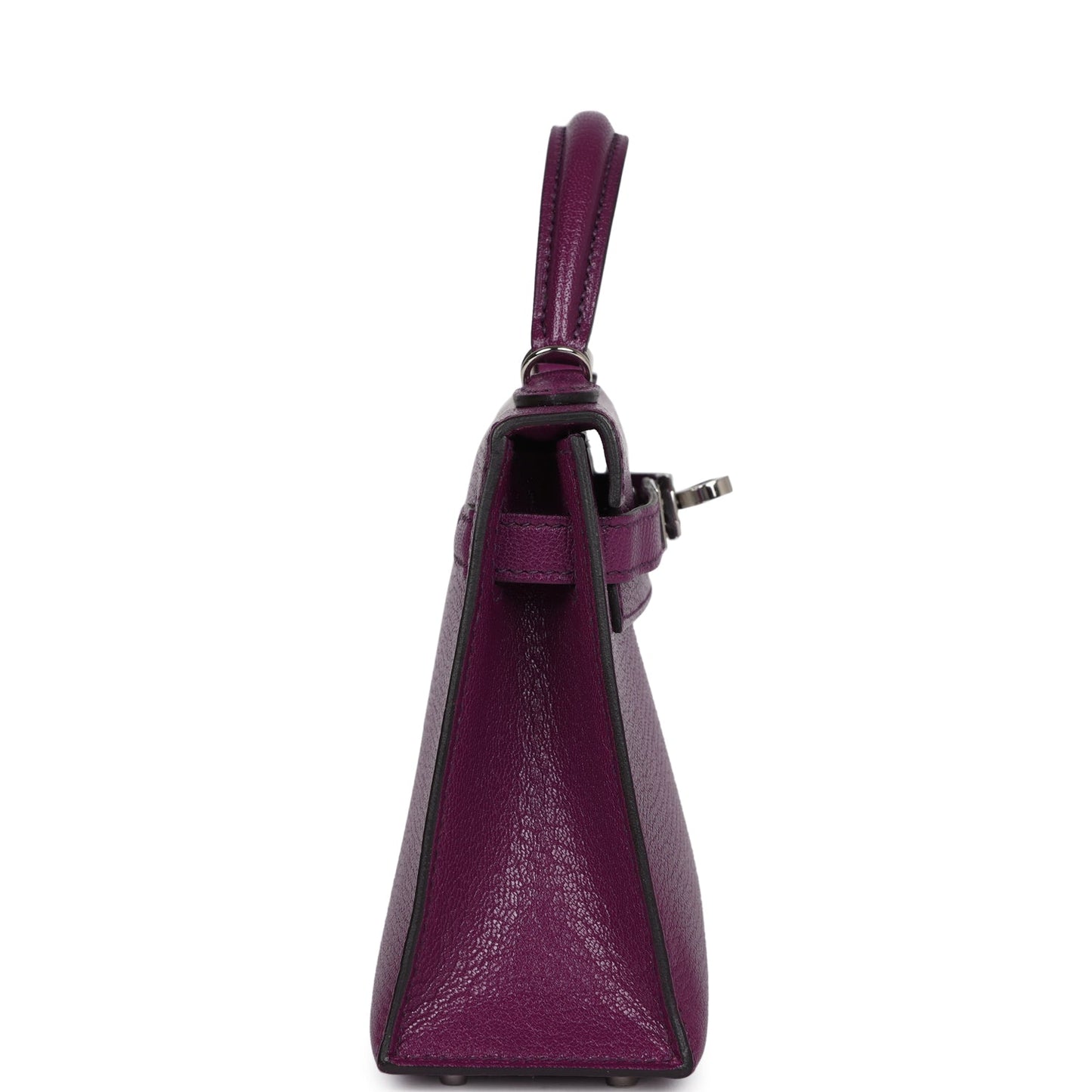 Hermes Kelly Sellier 20 Anemone Chevre Palladium Hardware