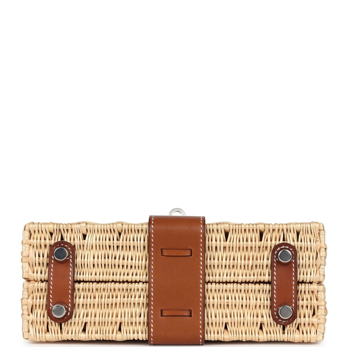 Hermes Mini Picnic Kelly 20 Fauve Barenia Palladium Hardware