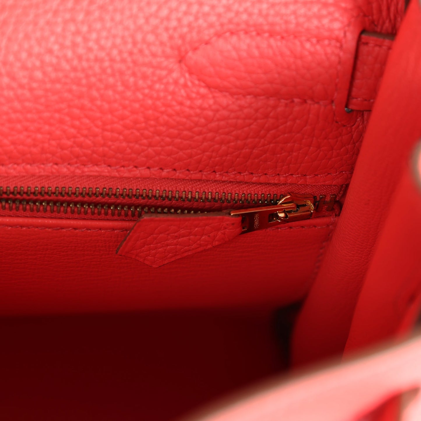 Hermes Kelly Retourne 28 Rose Jaipur Clemence Gold Hardware