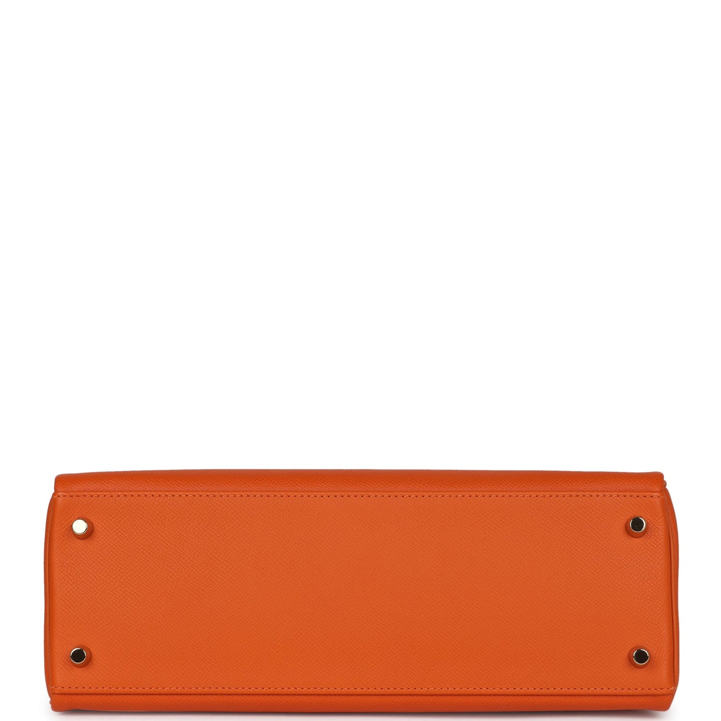 Hermes Kelly Retourne 32 Orange H Epsom Gold Hardware