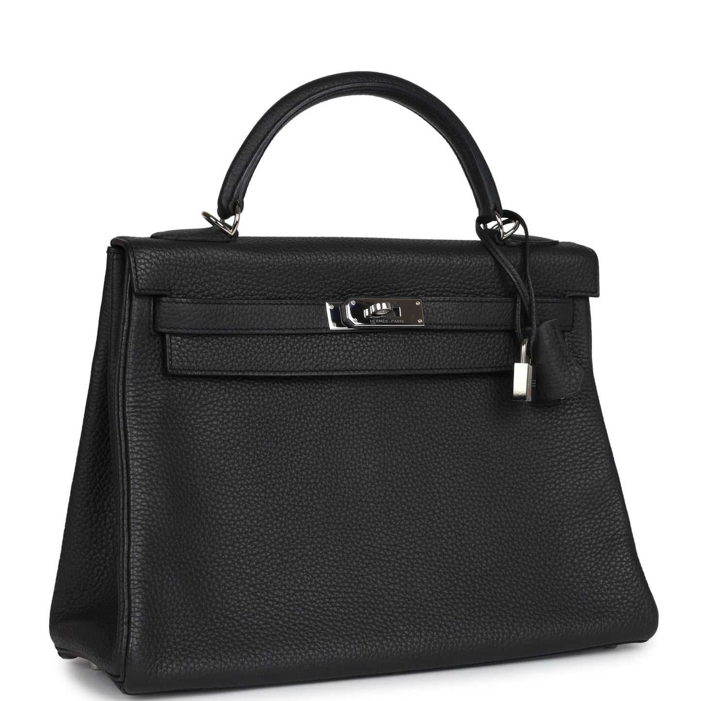 Hermes Kelly Retourne 32 Plomb Clemence Palladium Hardware