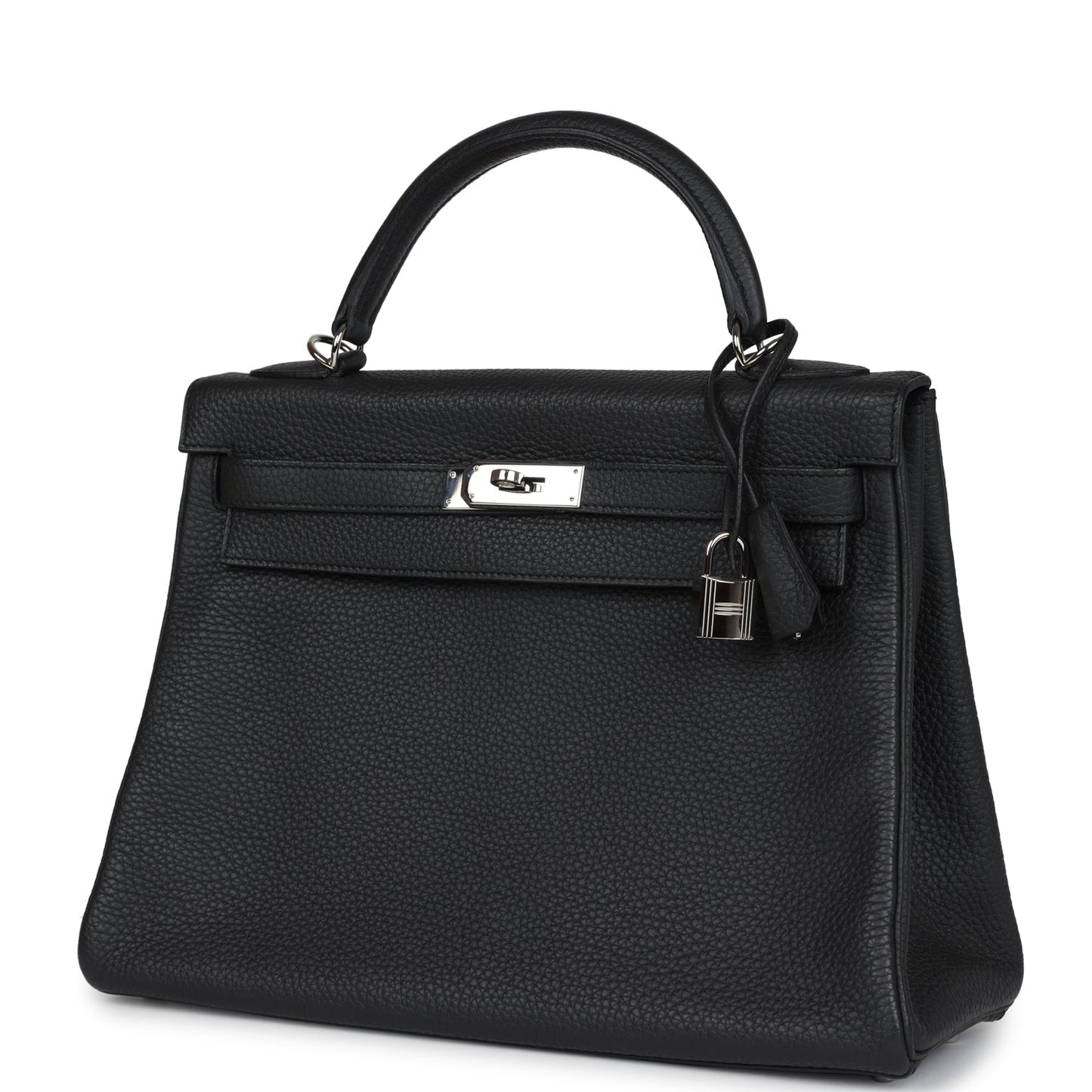 Hermes Kelly Retourne 32 Plomb Clemence Palladium Hardware