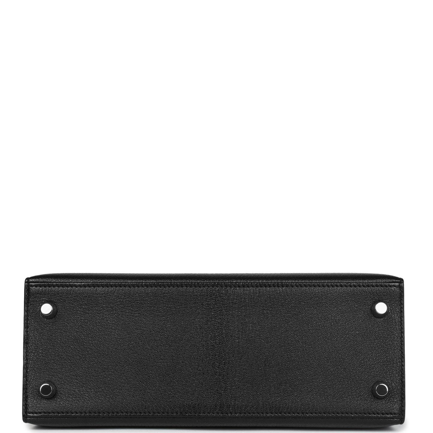 Hermes Kelly Sellier 25 Black Chevre Mysore Gold Hardware