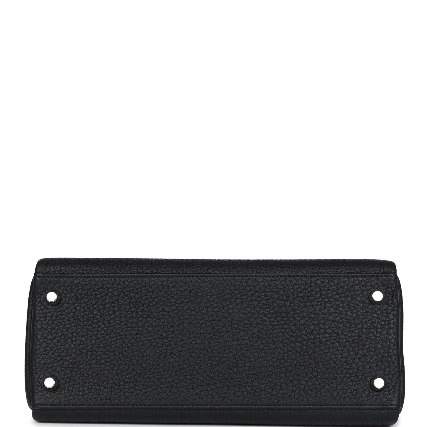 Hermes Kelly Retourne 28 Black Togo Palladium Hardware