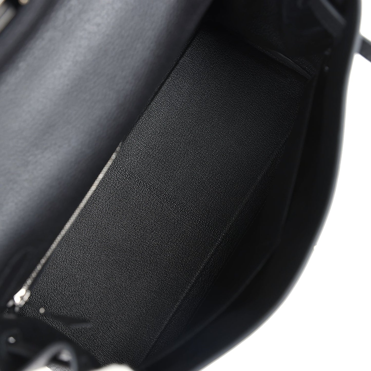 Hermes Kelly Retourne 28 Black Togo Palladium Hardware