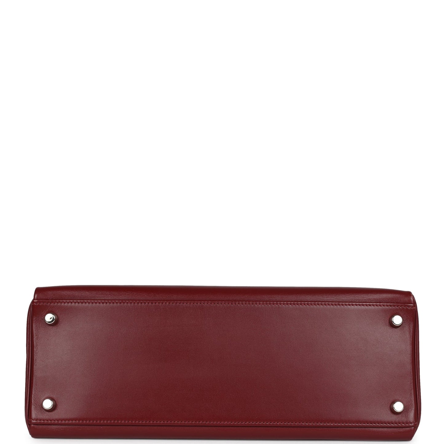 Hermes Kelly Retourne 32 Rouge H Box Palladium Hardware