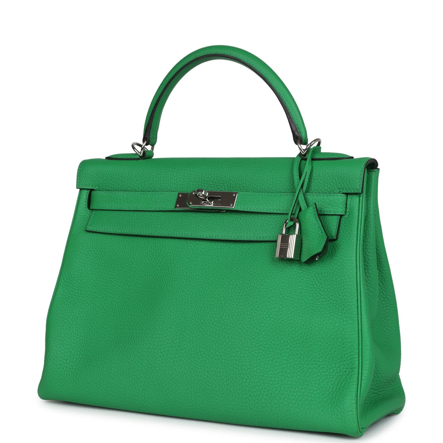 Hermes Kelly Retourne 32 Bambou Togo Palladium Hardware