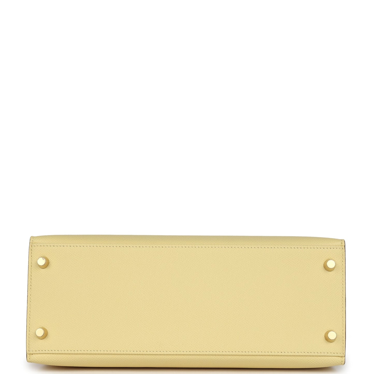 Hermes Kelly Sellier 28 Jaune Poussin Epsom Gold Hardware