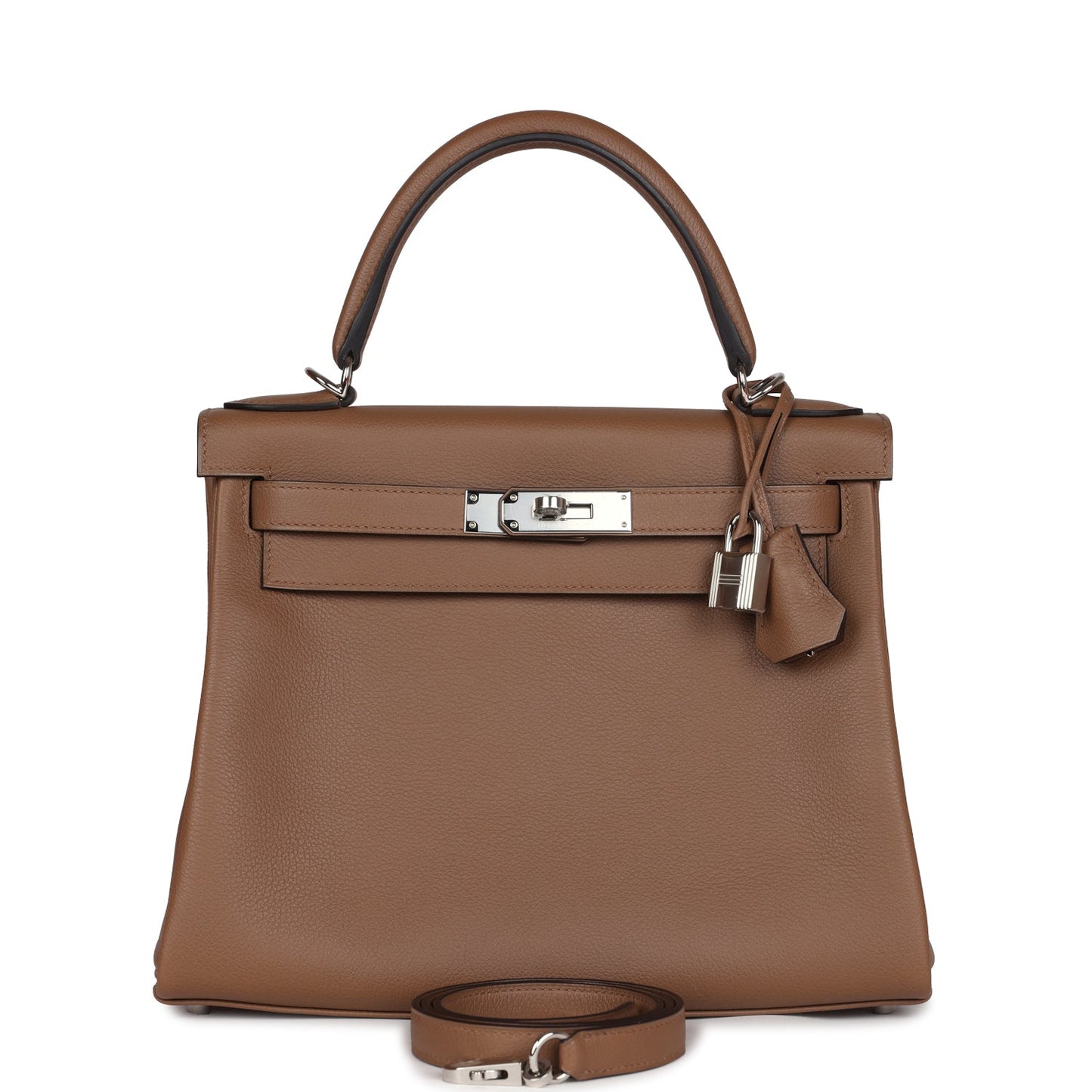 Hermes Kelly Retourne 28 Alezan Evercolor Palladium Hardware