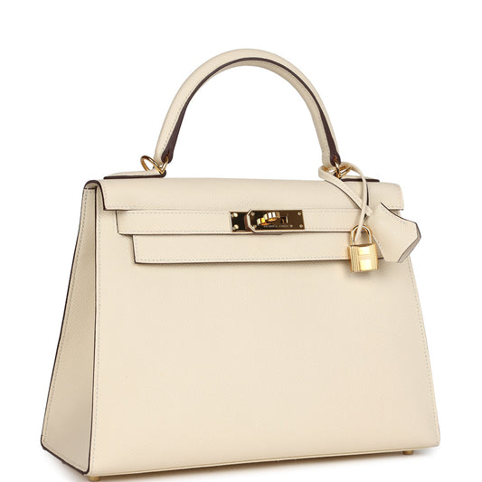 Hermes Kelly Sellier 28 Nata Epsom Gold Hardware