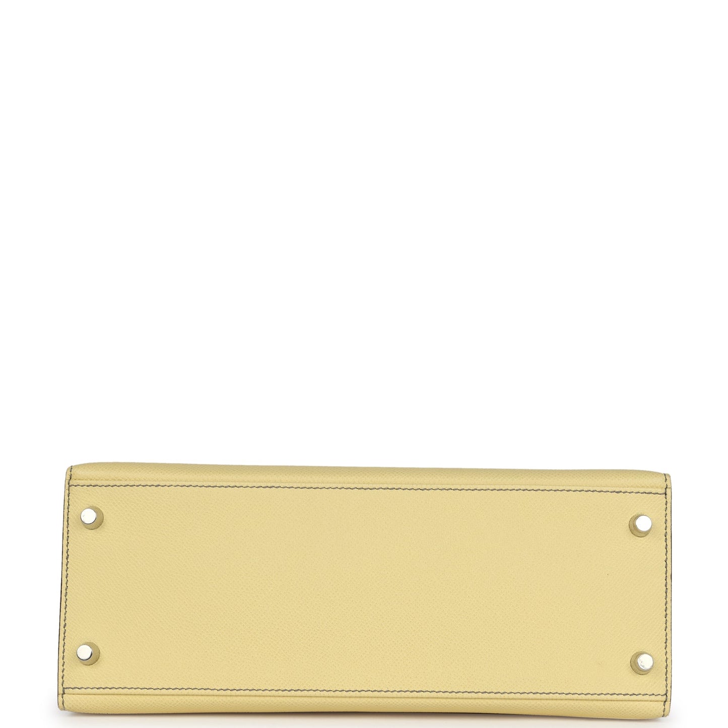 Hermes Special Order (HSS) Kelly Sellier 28 Rose Confetti and Jaune Poussin Epsom Palladium Hardware