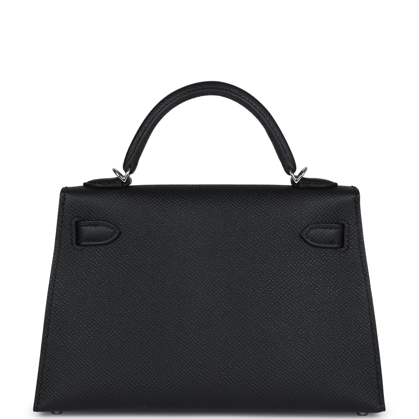 Hermes Kelly Sellier 20 Black Epsom Palladium Hardware