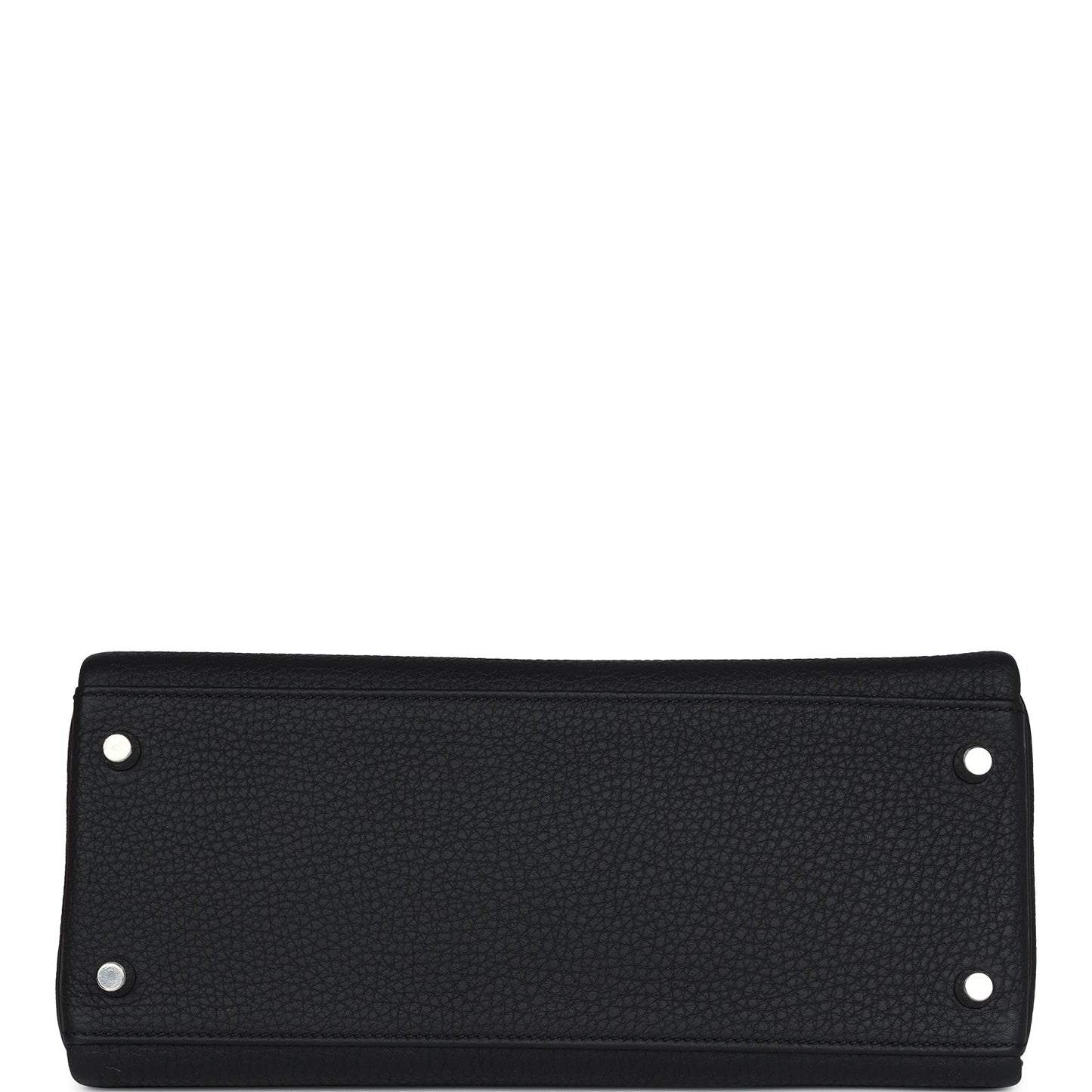 Hermes Kelly Retourne 28 Black Togo Palladium Hardware