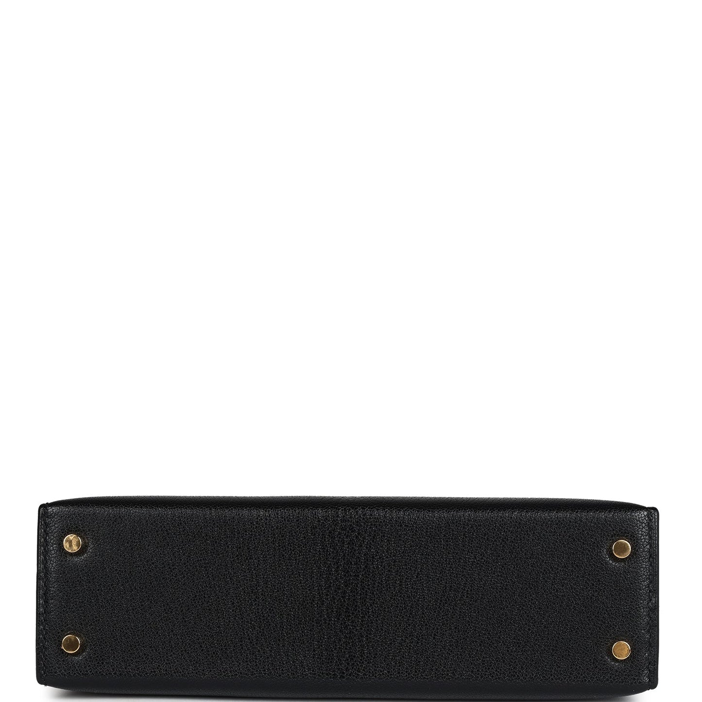 Hermes Kelly Sellier 20 Black Chevre Mysore Gold Hardware
