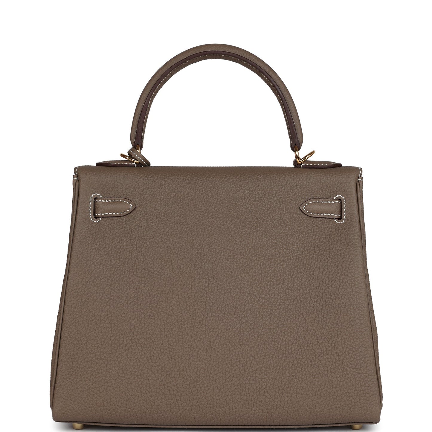 Hermes Kelly Retourne 25 Etoupe Togo Gold Hardware