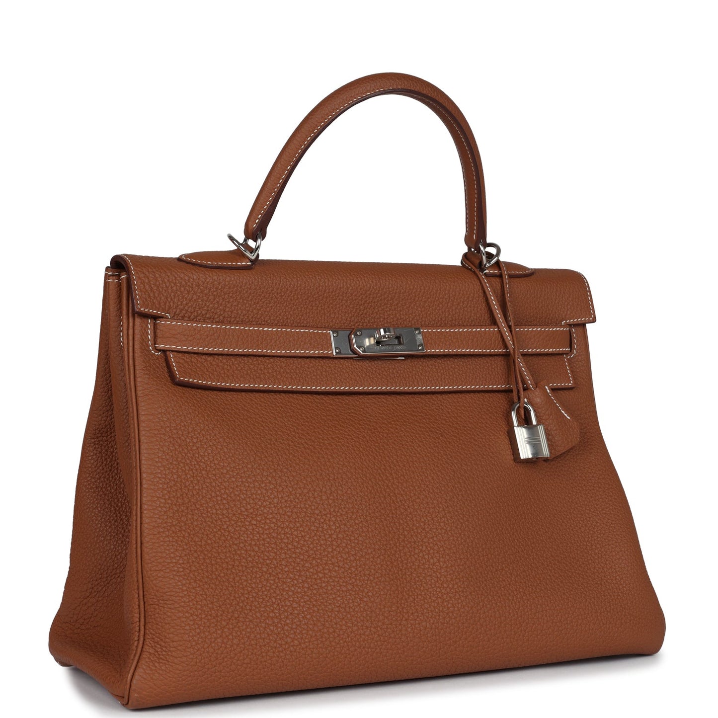 Hermes Kelly Retourne 35 Gold Togo Palladium Hardware
