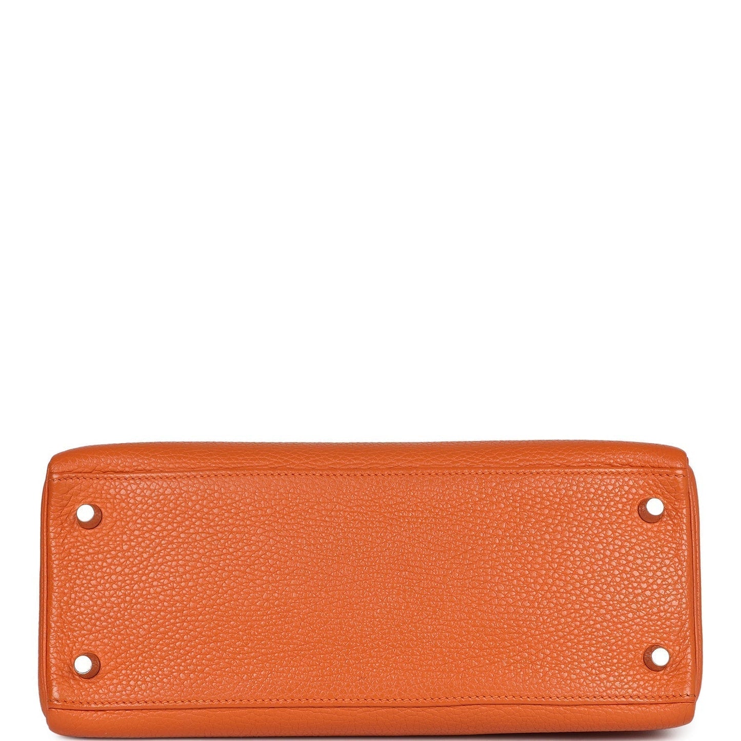 Hermes Kelly Retourne 28 Orange Togo Palladium Hardware