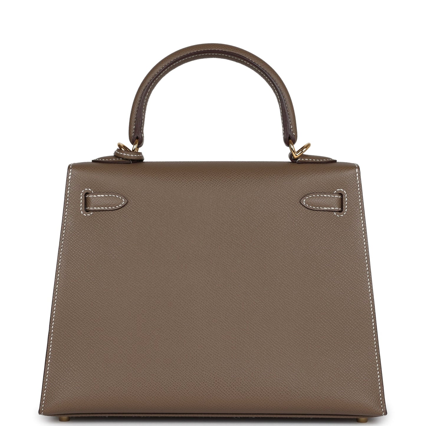 Hermes Kelly Sellier 25 Etoupe Epsom Gold Hardware
