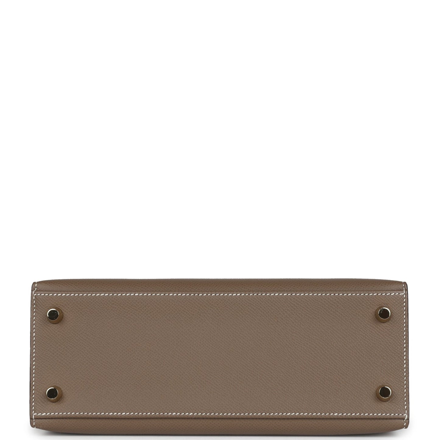 Hermes Kelly Sellier 25 Etoupe Epsom Gold Hardware