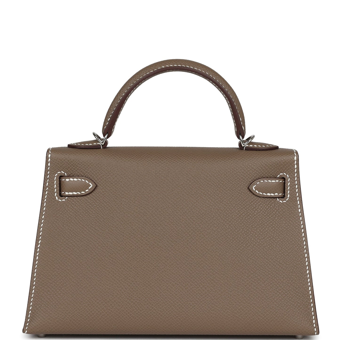 Hermes Kelly Sellier 20 Etoupe Epsom Palladium Hardware